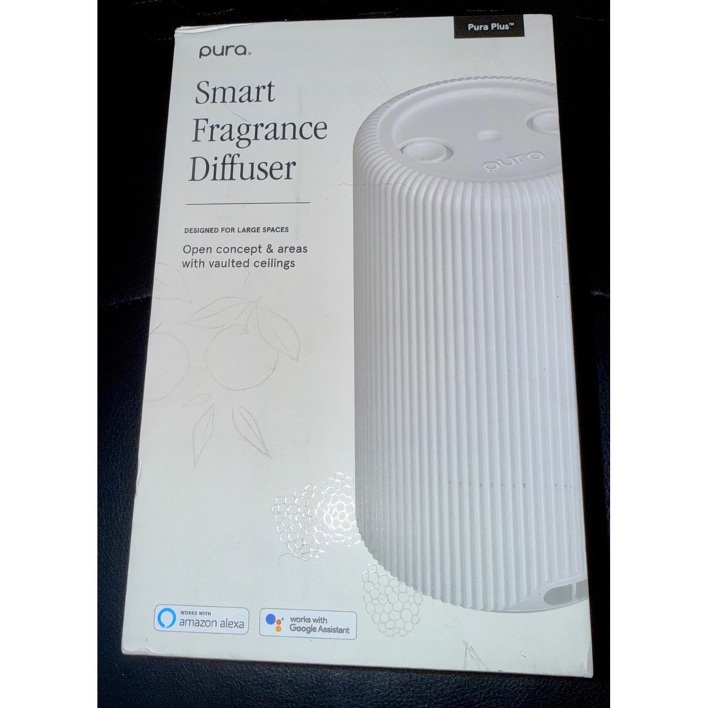 Pura Plus Smart Fragrance Diffuser Large Spaces White New Open Box